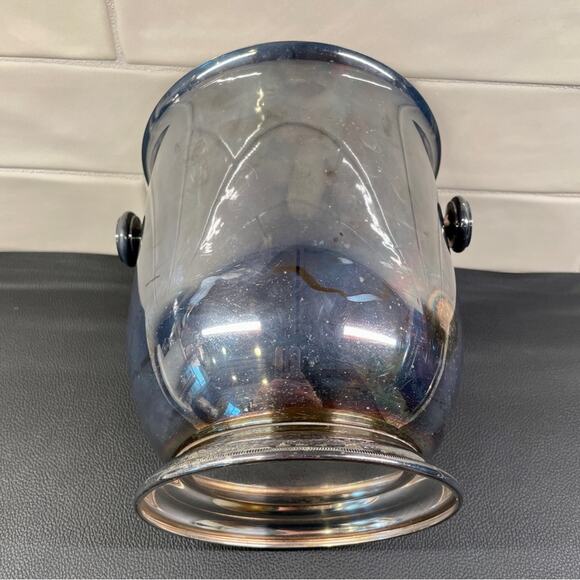Italy Silverplate Champagne Bucket Vintage Wine Cooler Ice Bucket - Picture 10 of 16